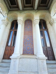 Detail of the Facade of Miramare Castle
