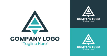 Simple Yet Professional Teal Logo Design for Strong Corporate Branding