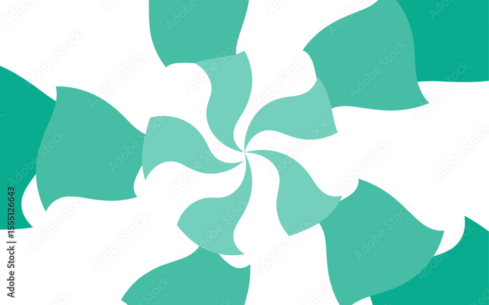 Aufkleber abstract high-contrast, optical illusion background with a bold spiral pattern. wavy orange and whit