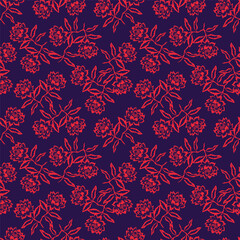 textile design,smalls flower leaves abstract pattern allover repeats seamless pastel color ,fabric wrapper print ,spring summer
