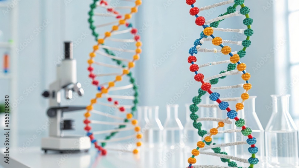 Poster Detailed Visualization of DNA Methylation Process in Laboratory Setting