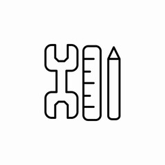 design tools icon sign vector