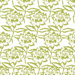 vintage floral seamless pattern. Rich with nostalgia and classic elegance, this pattern evokes the charm of a bygone era for print and textile