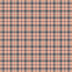 Quality check seamless background, shape pattern fabric texture. Factory tartan plaid vector textile in orange and pastel colors.