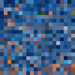 Colorful abstract mosaic background. Pixel effect. Camo and camouflage.