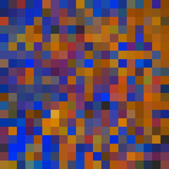 Colorful abstract mosaic background. Pixel effect. Camo and camouflage.