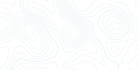 Abstract topography contour map background design .modern design with white background and green wave lines .geography contour map linear background vector illustration