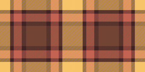 Warm autumnal plaid pattern in earthy tones of brown, orange, and yellow. Perfect for fallthemed designs, textile projects, or as a background image.