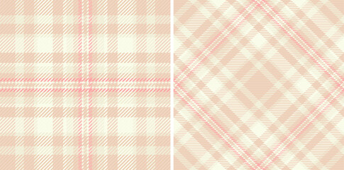 Elegant pastel plaid patterns, perfect for textile design, fashion, or website backgrounds.  Two distinct yet harmonious designs offer versatile options for a soft, sophisticated aesthetic.
