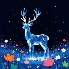 deer in the forest