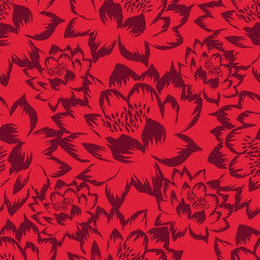 vintage floral seamless pattern. Rich with nostalgia and classic elegance, this pattern evokes the charm of a bygone era for print and textile