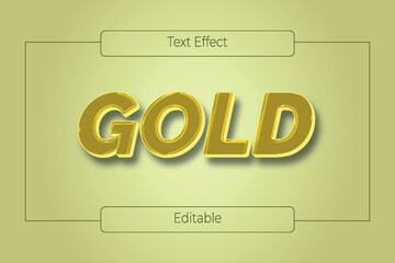 Text Effect Design Vector Template