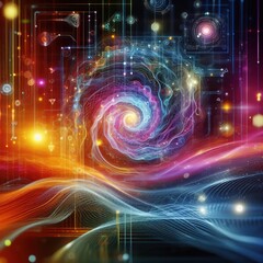 Obraz premium AI and environment synergy a digital brain network visualizing green technology and eco innovation for sustainable growth, renewable energy, and an eco-friendly future.