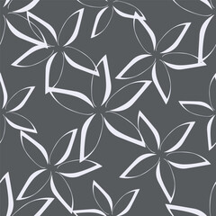 Fototapeta premium multicolor exotic hand drawn floral seamless pattern