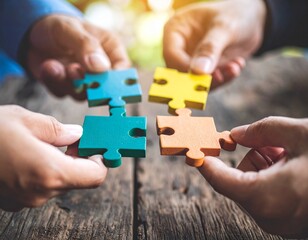 Building Together: Partnership and Business Synergy The Strength of Togetherness: Puzzle of Teamwork