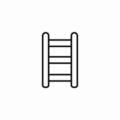 ladder stepladderr icon sign vector