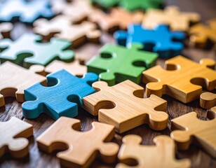 jigsaw puzzle pieces