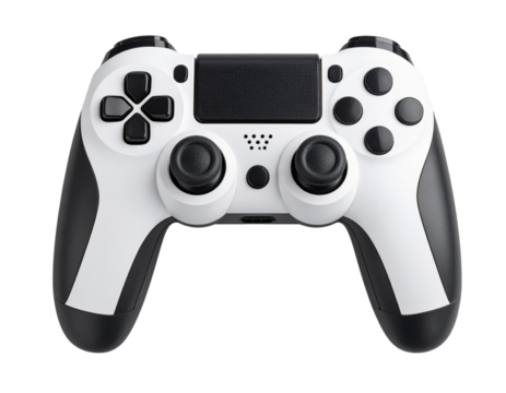 High-end gaming controller, transparent PNG.