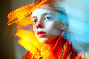 Medical condition. Therapy and mind. What is schizophrenia. Hallucination - due to extreme fatigue: abstract image of physical state. Metaphorical extreme fatigue feelings of a mental illusio.