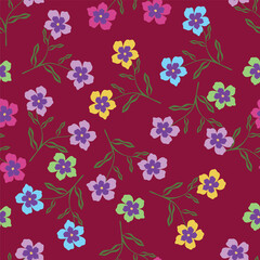 vintage floral seamless pattern. Rich with nostalgia and classic elegance, this pattern evokes the charm of a bygone era for print and textile