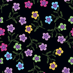vintage floral seamless pattern. Rich with nostalgia and classic elegance, this pattern evokes the charm of a bygone era for print and textile
