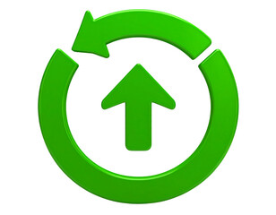 Obraz premium Software update process icon, PNG.