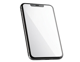 Transparent smartphone concept, future mobile device, PNG.
