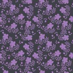 Obraz premium vintage floral seamless pattern. Rich with nostalgia and classic elegance, this pattern evokes the charm of a bygone era for print and textile