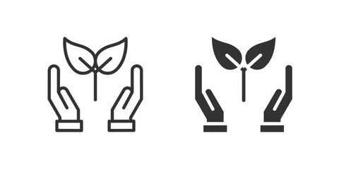Eco friendly icon set symbolizing sustainable and nature-safe practices.