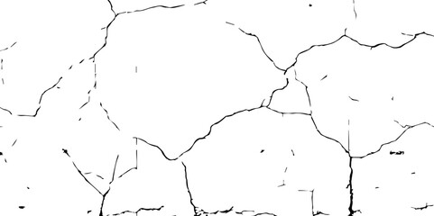 high contrast image showing a cracked white surface, creating a distressed and textured abstract pattern design element