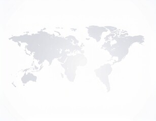Fototapeta premium mapa del mundo con un diseño minimalista y estilizado