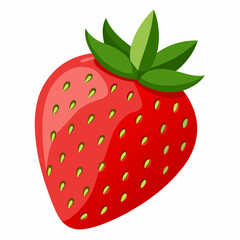 Obraz premium strawberry isolated on white