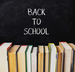 Chalkboard with the words Back to School written on it