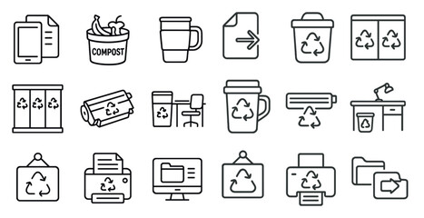 dairy products icons set