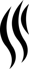 Aromas vaporize icon trendy flat hand drawn line comic doodle. Smells vector, hot aroma air fragrance , stink or cooking steam symbols, smelling or vapor, smoking or odors. cloud or wind silhouette.