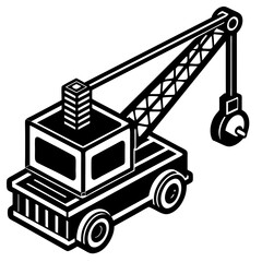 crane and building