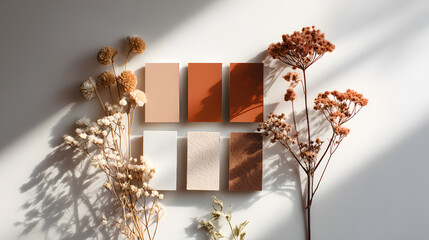 ,Minimalist Neutral Color Palette for Calm and Serene Aesthetics