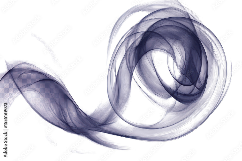 Poster harmonious patterns swirling in an abstract design creating a calming visual experience with flowing