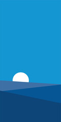 Plakat blue sky background