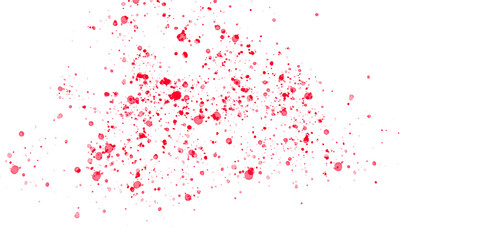 Red Splatter Background: Abstract Texture for Design Projects on transparent background