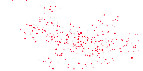 Red Particle Burst: Abstract Background Texture on transparent background