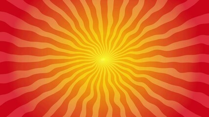 Retro Sun Rays Optical Illusion moving in vintage style. Abstract comic book background, comic book halftone. Vintage superhero comic poster, retro halftone texture, halftone texture. - Powered by Adobe