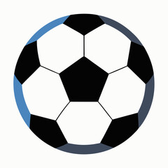 Classic Soccer Ball – Black and White Football Icon