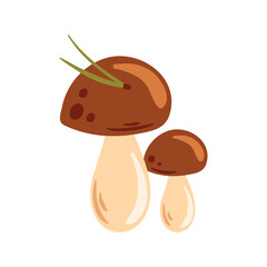 This vector illustration showcases charming art mushrooms, perfect for nature-themed designs and artworks. Their whimsical shapes and vibrant colors add a unique touch to any creative project