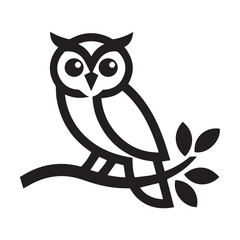 owl sitting on a branch