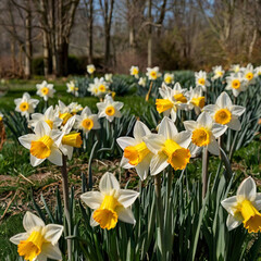 Obraz premium daffodils in spring