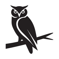 vector illustration of a owl
