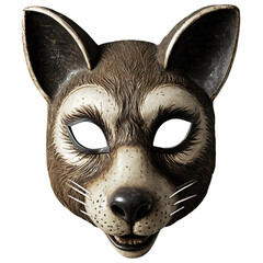 Obraz premium vintage animal mask isolated on transparent background