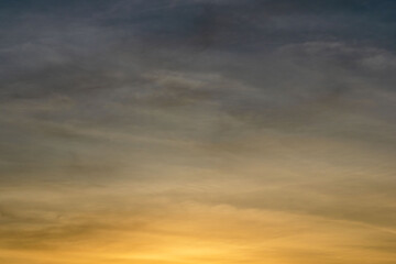 初夏の空　茜色に染まる夕焼け空05
