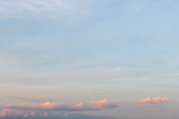 初夏の空　茜色に染まる夕焼け空15